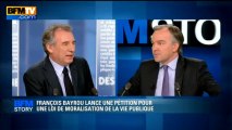 François Bayrou, invité de BFM Story sur BFMTV - 030413