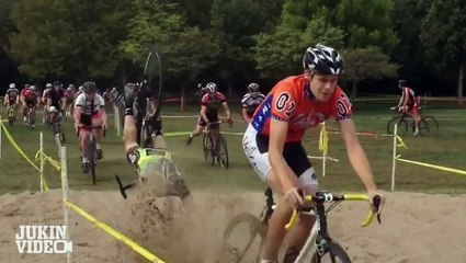 Cyclocross Crash Domino Effect