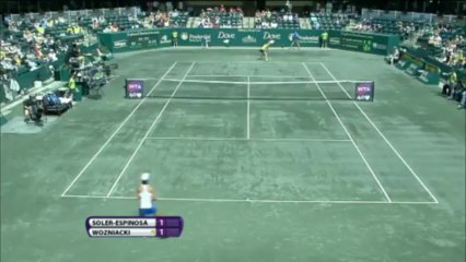 Charleston - Silvia Soler no puede con Wozniacki