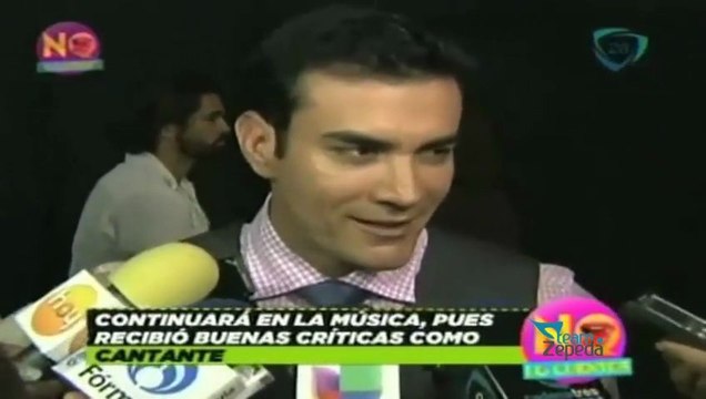 David Zepeda @davidzepeda1 continuará en la música y habla sobre sus escenas con Mayrín Villanueva