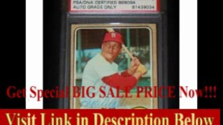 [BEST PRICE] Roger Maris Signed Autographed 1968 Topps #330 PSA/DNA LOA #B88094 GRADED 9 MINT - Signed MLB Baseball Cards