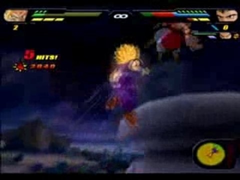 Gohan ado vs 4 Guerriers