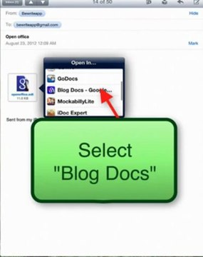 Blog Docs ipad app Google Docs upload