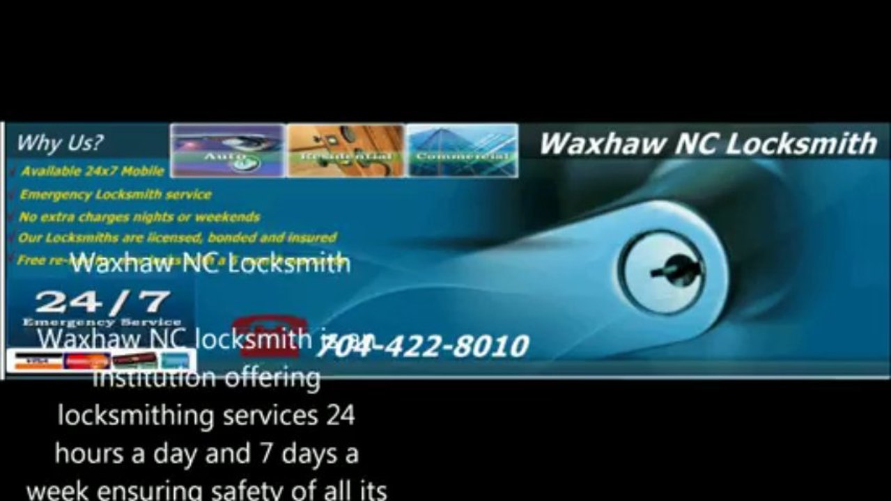 Waxhaw NC Locksmith | Locksmith Waxhaw NC