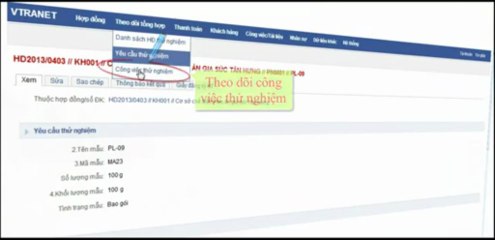 Phần mềm Quản lý Phòng Thí Nghiệm Vtranet