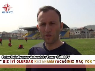 FATSA BELEDİYESPOR MAÇ ÖNCESİ