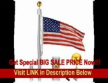 [BEST BUY] Deluxe IH 60 Foot 12x4x.250 Clear Finish Flagpole