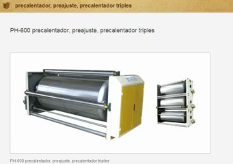 PH-600 precalentador, preajuste, precalentador triples