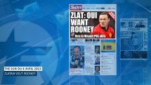 Mercato : Zlatan Ibrahimovic veut Rooney au PSG !