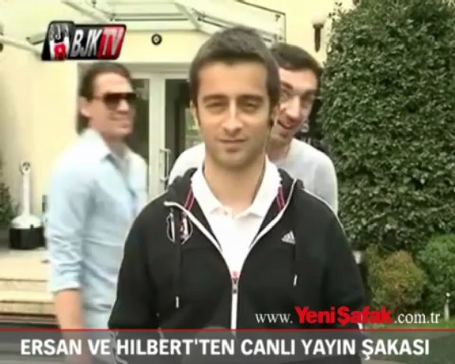 Ersan ve Hilbert'ten canlı yayın şakası