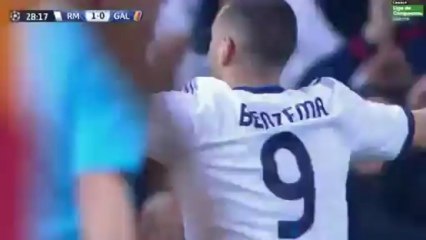 Real Madrid - Galatasaray  28   Gol Benzema 2-0