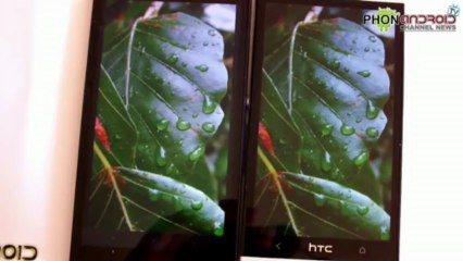 HTC One vs SONY Xperia Z  FULL HD Screen quality