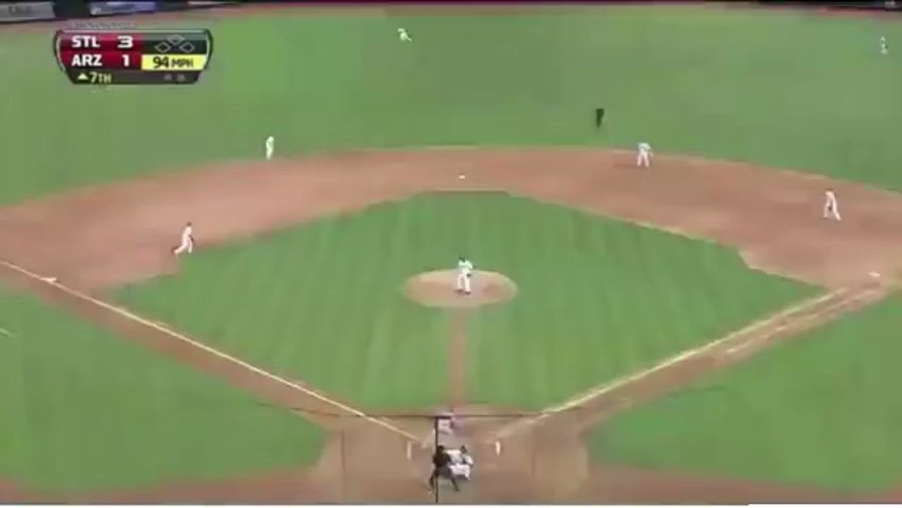 Woman hit in FACE with Baseball as companion dives for cover!