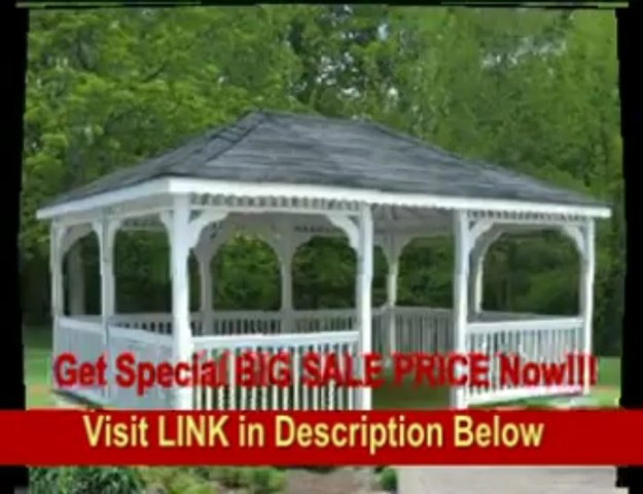 [REVIEW] 14' x 24' Vinyl Rectangular Gazebo