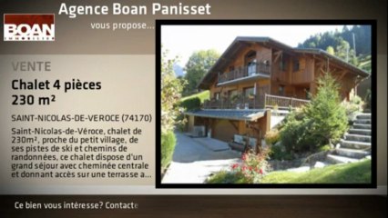 A vendre - Chalet - SAINT-NICOLAS-DE-VEROCE (74170) - 4 pièces - 230m²
