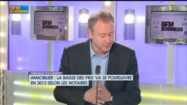 Immo: les prix vont continuer de baisser en 2013: Olivier Marin dans Intégrale Placements - 4 avril