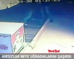 Hırsızlar neye uğradıklarını şaşırdı