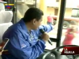 Ruta en autobús del Pdte. Nicolás Maduro desde el estado Táchira hasta Mérida