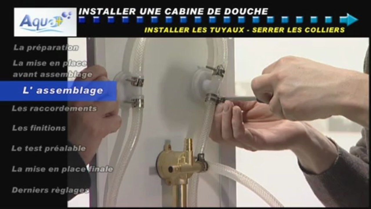 LTAQUAPLUS-INSTALLER UNE CABINE DE DOUCHE