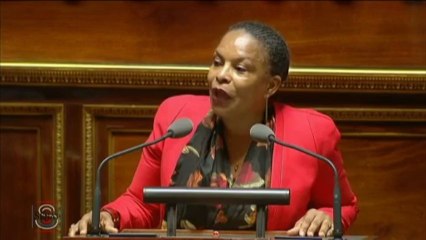 Taubira lance le débat sur le mariage pour tous au Sénat
