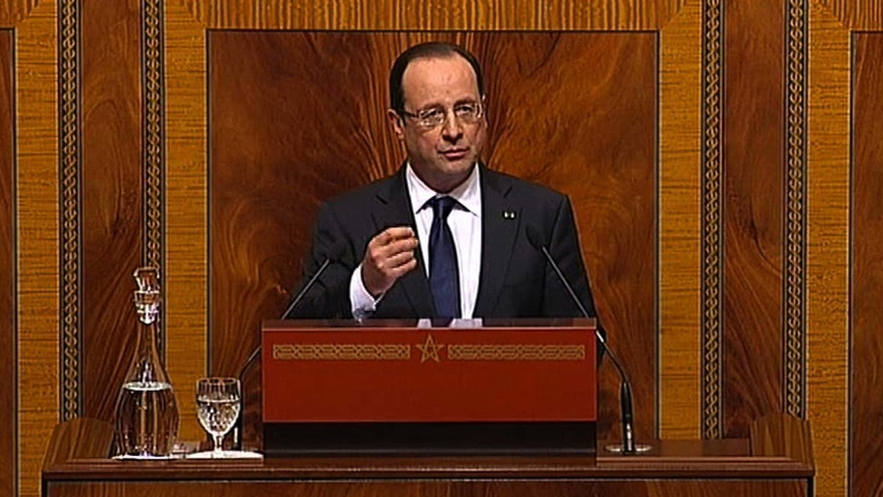 Discours du président de la République devant le Parlement marocain à Rabat