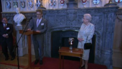 Queen presented with BAFTA at celebration of British film