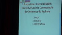 Vote du budget 2013 de la Communauté de communes du Saulnois