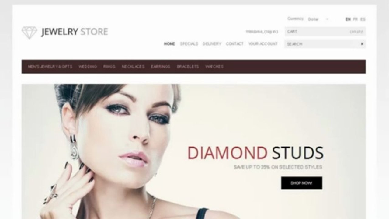 Collection of Elegant Jewelry Prestashop Theme