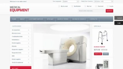 Professional Medical Magento Themes