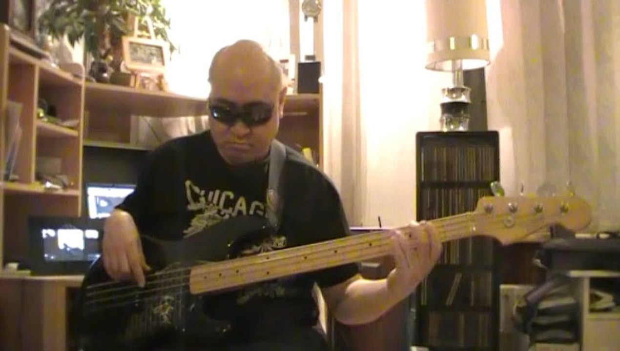 The Mission in blues Darell Mansfield Bass cover Bob Roha
