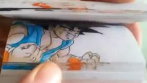 Goku turns Super Saiyan God VS Omega Shenron (FLIPBOOK)