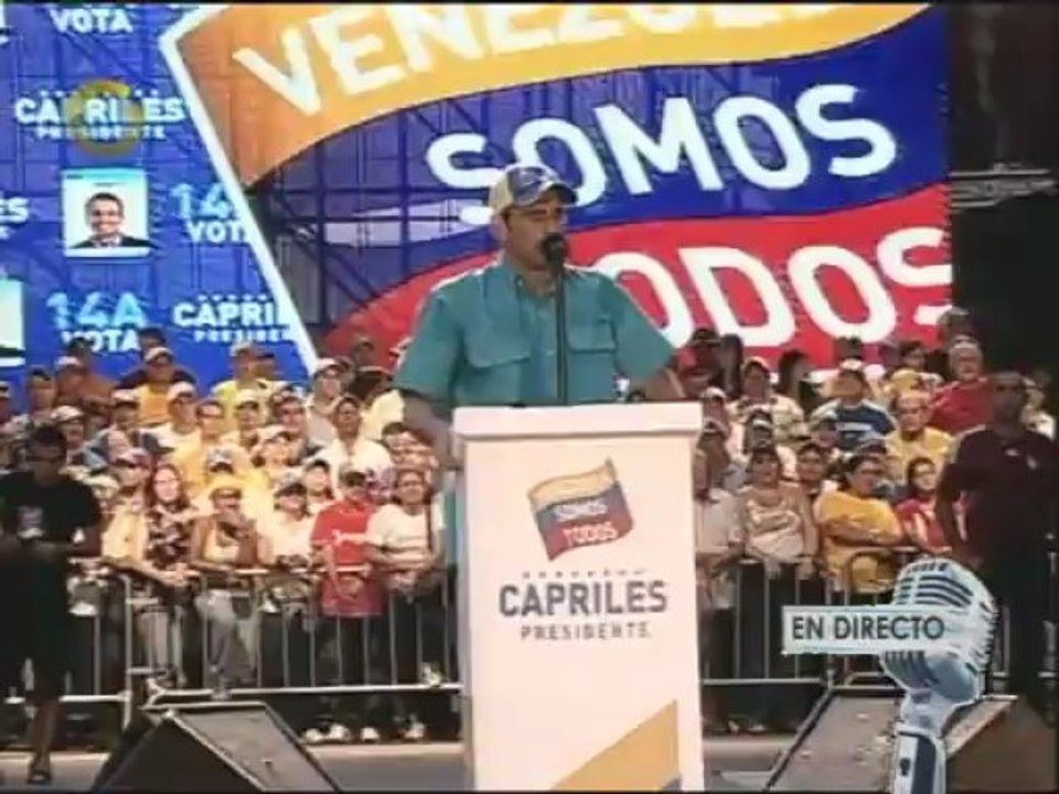 Capriles: Exijo a la presidenta del CNE que le dé respuesta a los venezolanos