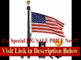 [BEST PRICE] Deluxe IH 80 Foot 12x4x.375 Black Finish Flagpole