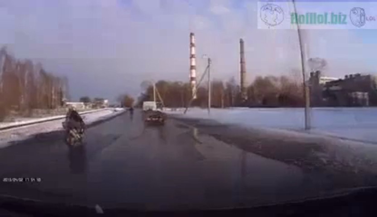 Mit dem Roller überholen