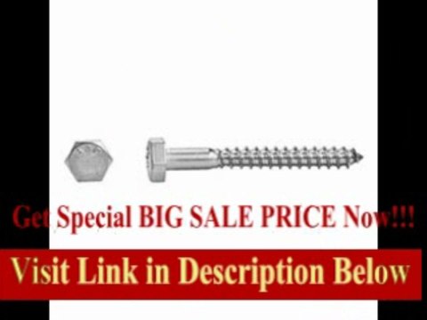 [BEST PRICE] DrillSpot 5/16 x 8 Hex Head Lag Screw 18-8 Stainless Steel