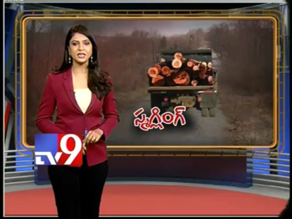 Police seize 1 crore worth Red Sandalwood at Renigunta