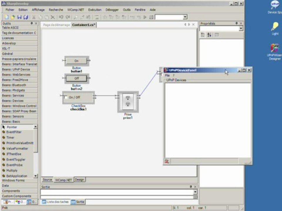 WCOmp UPnP Wizard Designer
