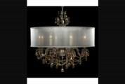 American Brass And Crystal Ch6562osgs03gtbll Llydia 10 Light Single Tier Chandelier In French Gold Glossy With Golden Shadow Strass Teardrop Crystal