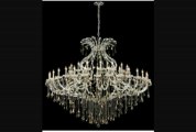 Elegant Lighting 2801g72cgtrc Maria Theresa 49 Light Large Foyer Chandelier In Chrome With Golden Teak (smoky) Royal Cut Crystal
