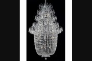 Elegant Lighting 5800g31csa Flora 25 Light Large Foyer Chandelier In Chrome With (clear) Spectra Swarovski Crystal