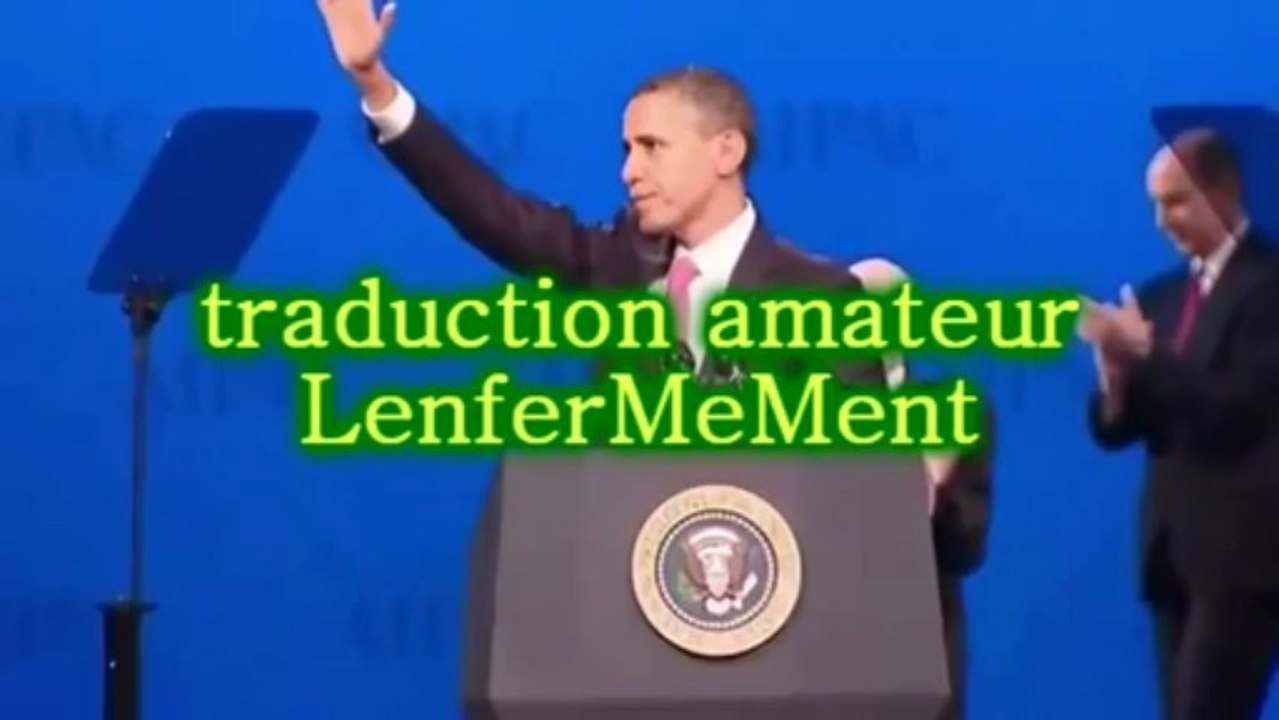 Discours de Barack Obama à l'AIPAC - 2012