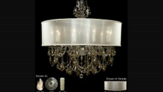 American Brass And Crystal Ch6562asgt10gpicf Llydia 10 Light Single Tier Chandelier In Antique Silver With Golden Teak Strass Pendalogue Crystal