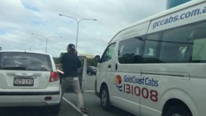 Road rage Australian style caught on camera