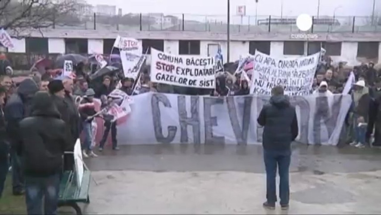 Rumanía protesta contra el gas de esquisto