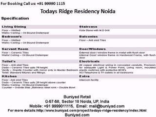 Todays Ridge Residency