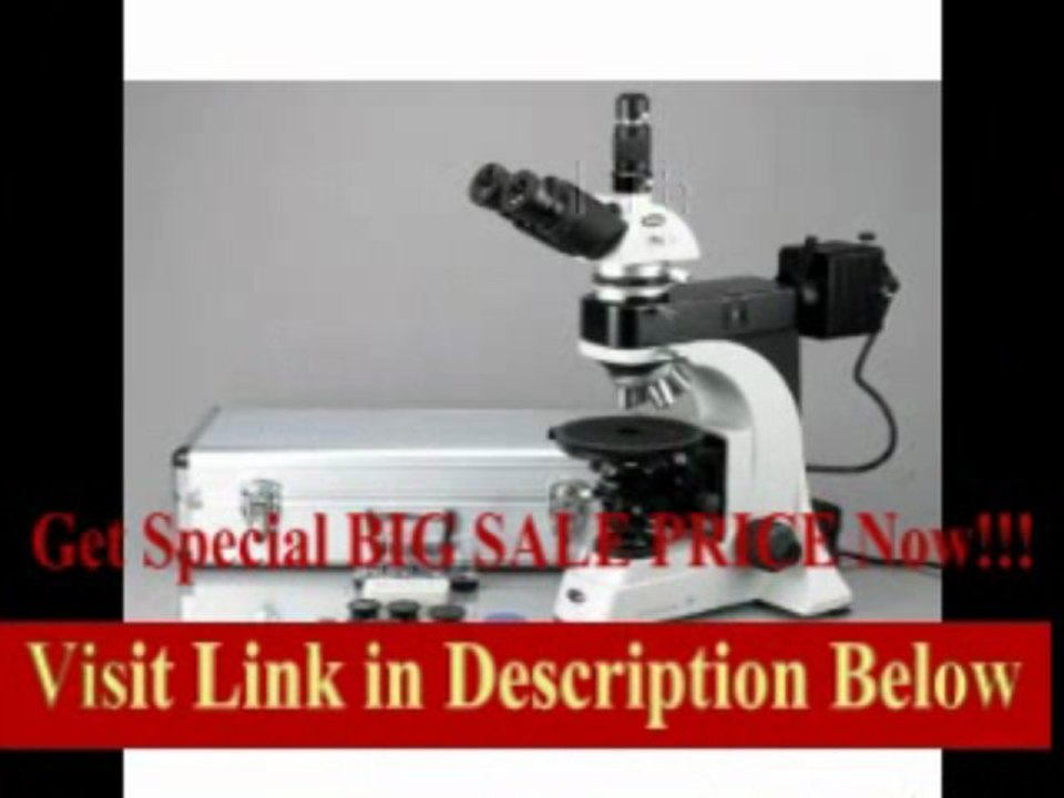 [BEST BUY] AmScope 50X-750X Advanced EPI Trinocular Infinity Polarizing Microscope