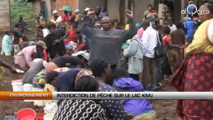 Interdiction de pêche sur le lac Kivu
