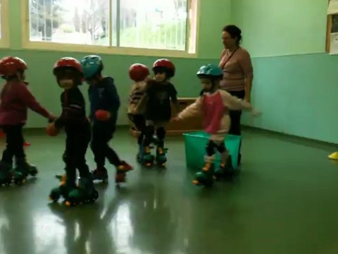 Les Elfes roller la course aux balles