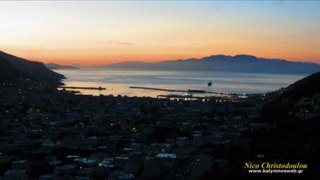 Time Lapse 14 - Pothia and Harbour at Sunrise - 05/04/2013
