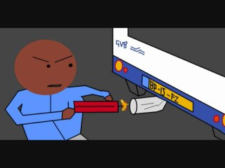 Yangitio en Coconut boys - GVB Bus met Vuurwerk